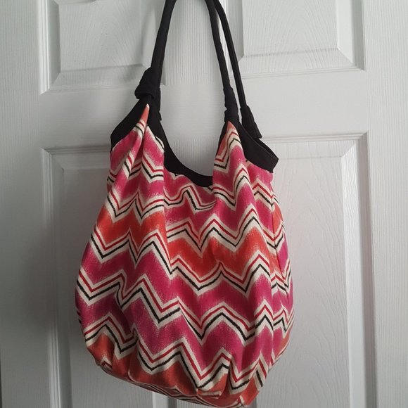 Colorful Canvas Hobo Bag - Picture 7 of 10